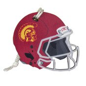 USC WOODEN FOOTBALL HELMET ORNAMENT